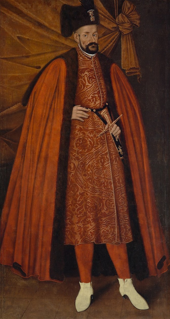 Portrett av Stephen Báthory fra Polen, første halvdel av 1600-tallet av Unbekannt