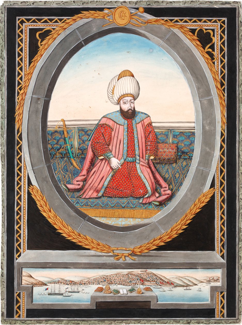 Portrett av Sultan Murad II 1404-1451 av Unbekannt