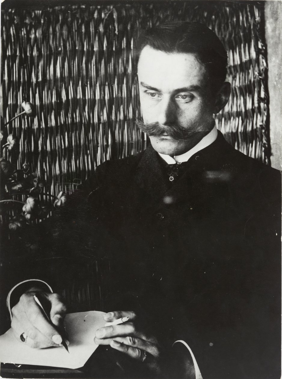 Portrett av Thomas Mann 1875-1955, ca. 1900. av Unbekannt