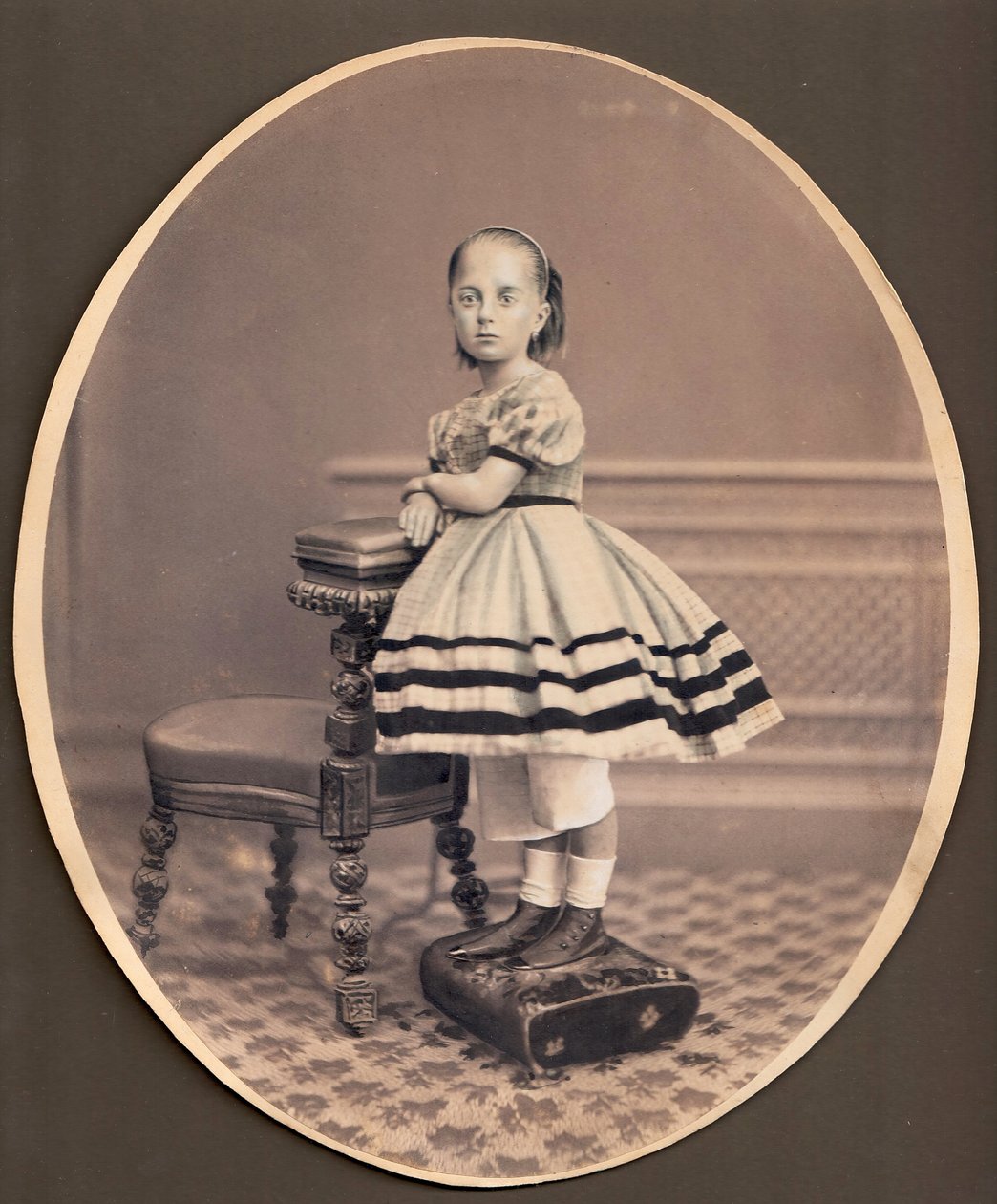 Portrett av Varvara Mikhailovna Dostoevskaya 1854-1864, ca 1860 av Unbekannt