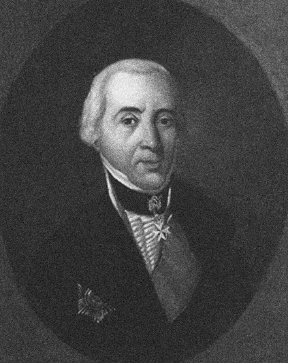 Portrett av Vasily Evdokimovich Adadurov 1709-1780 av Unbekannt