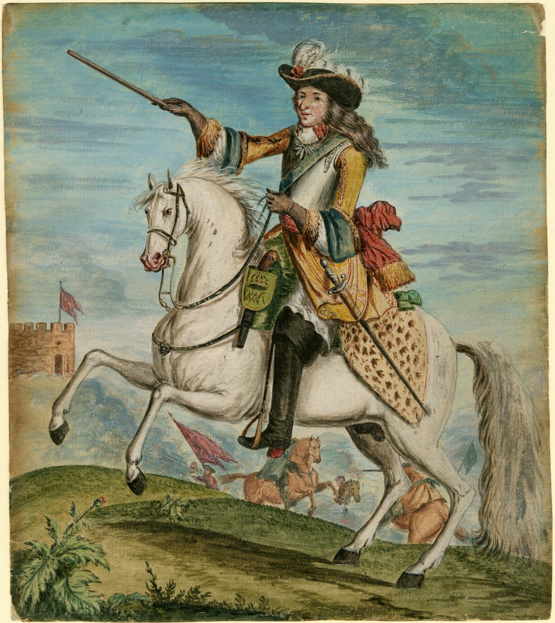 Portrett av William III av England 1650-1702, ca 1690 av Unbekannt