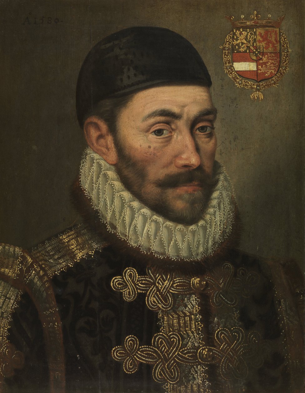 Portrett av William I av Orange 1533-1584, midten av 1500-tallet. av Unbekannt