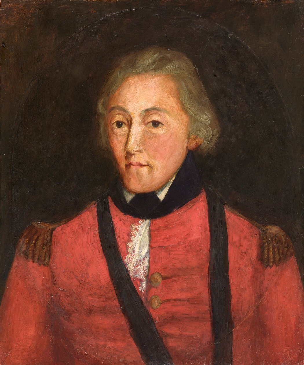 Portrett av en kaptein Melvill, sent på 1700- eller tidlig på 1800-tallet av Unbekannt