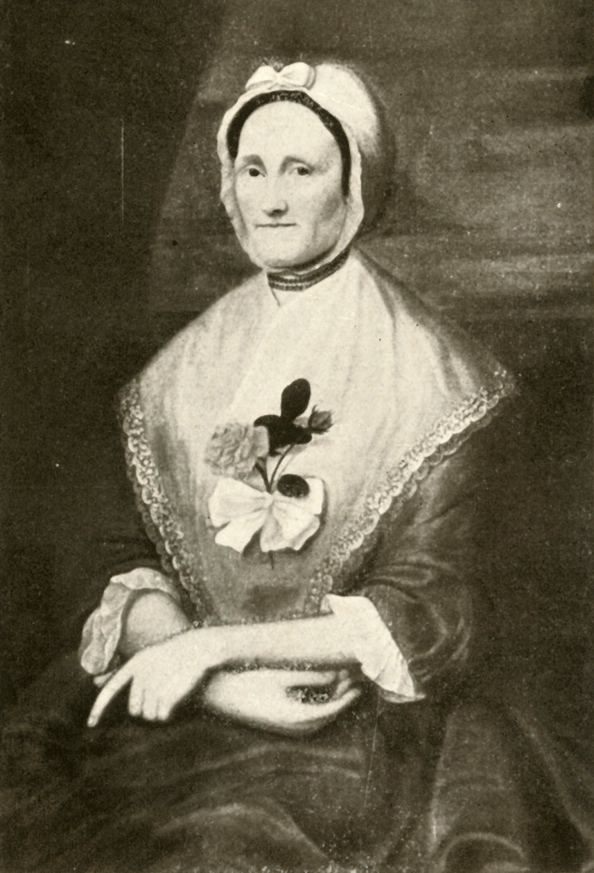 Portrett av en nederlandsk dame fra New York Colony, c1765, 1937. av Unbekannt
