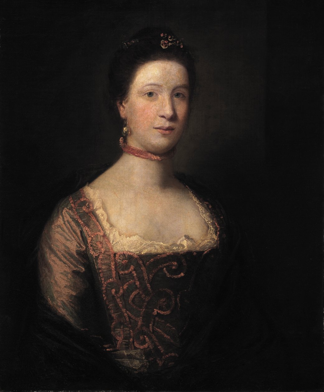 Portrett av en dame, ca. 1820. av Unbekannt
