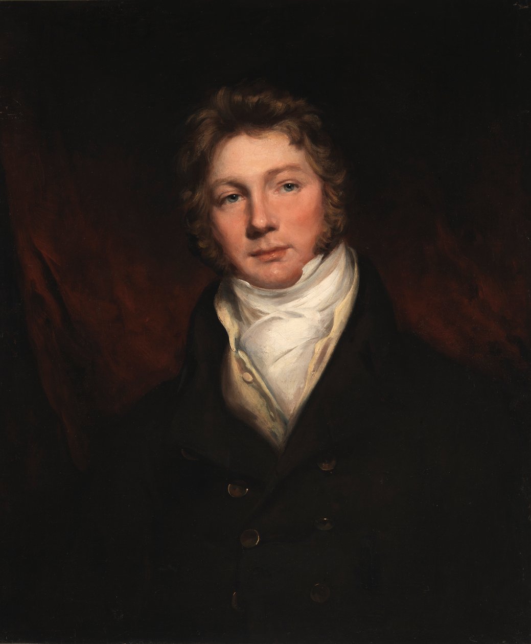 Portrett av en mann, 1800-tallet. av Unbekannt