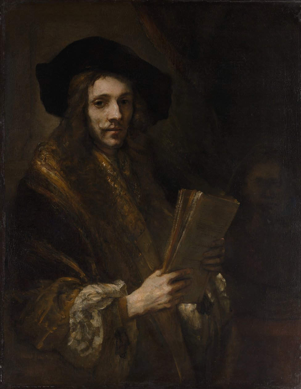 Portrett av en mann Auksjonarius, sannsynligvis ca. 1658-62. av Unbekannt