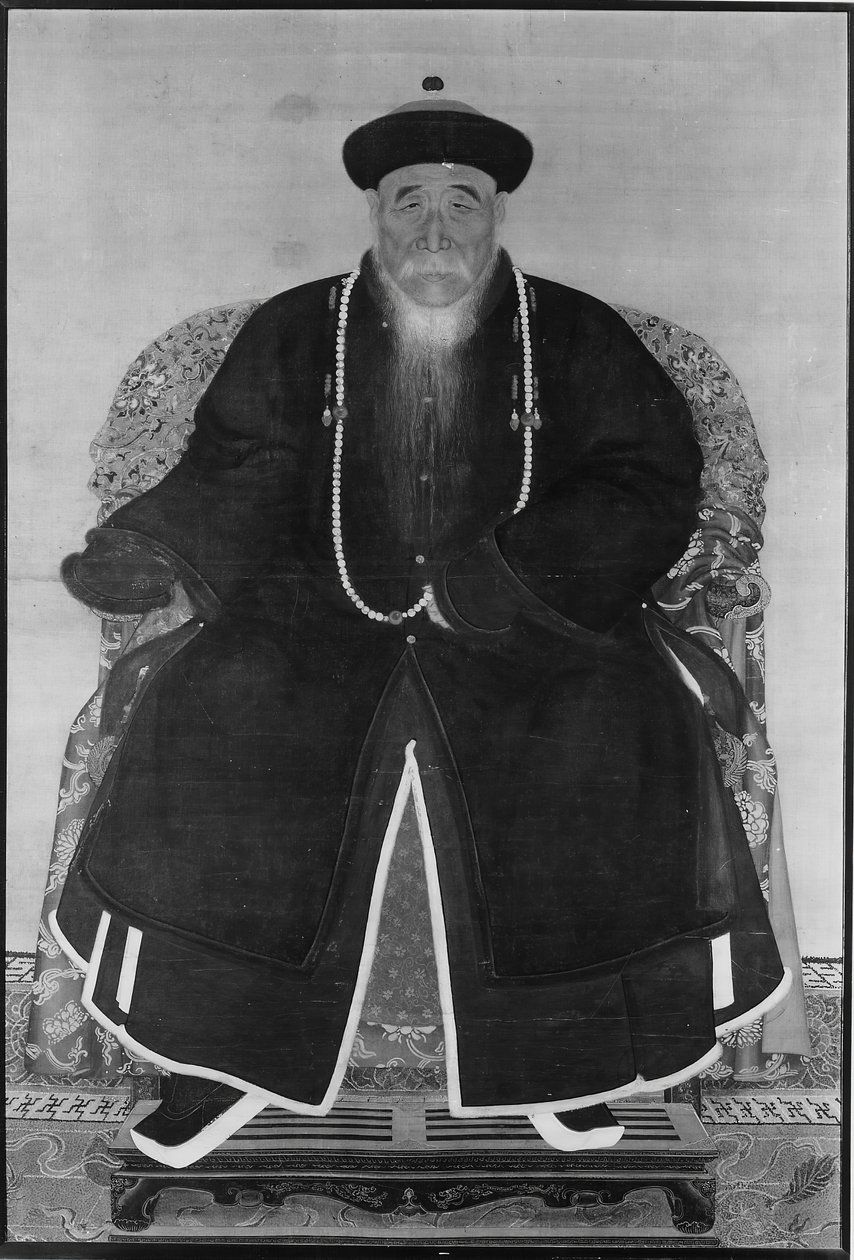 Portrett av en manchu-tjenestemann, 1600- eller 1700-tallet. av Unbekannt