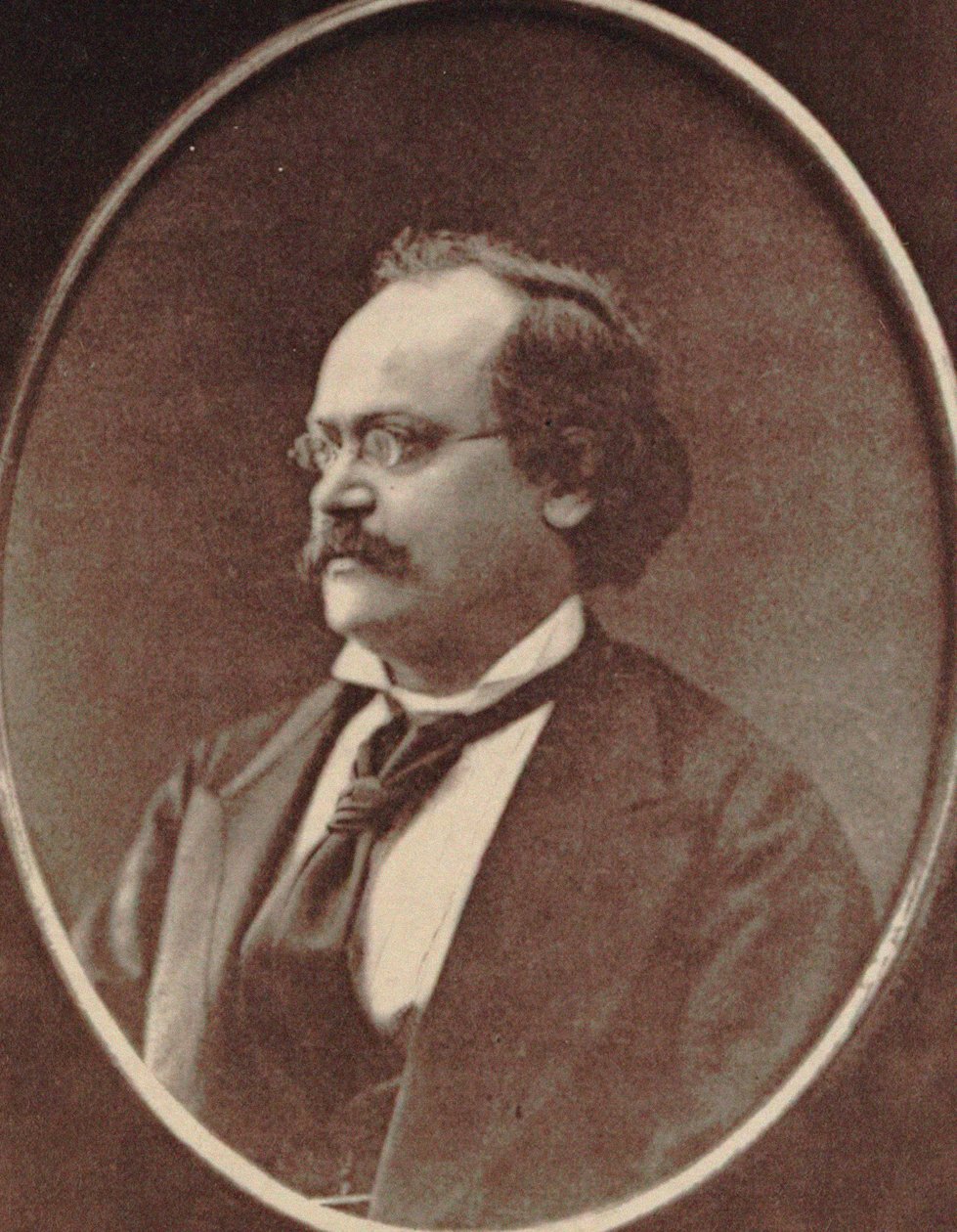 Portrett av komponisten Charles Lecocq 1832-1918, 1874. av Unbekannt