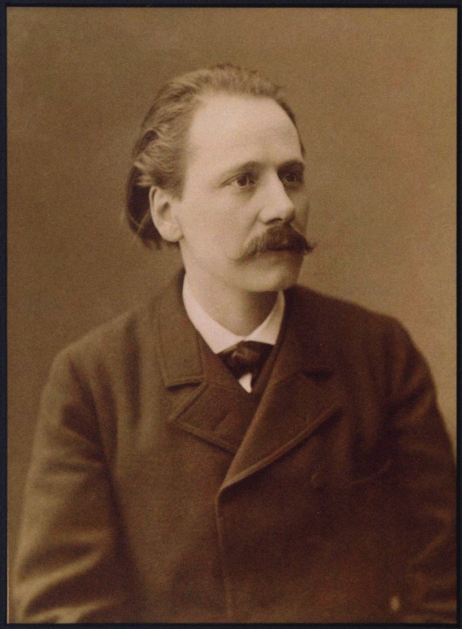 Portrett av komponisten Jules Massenet 1842-1912, 1890-årene. av Unbekannt
