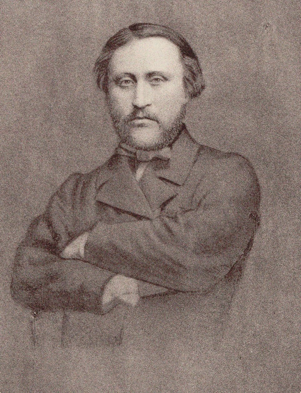 Portrett av komponisten Léon Kreutzer 1817-1868. av Unbekannt