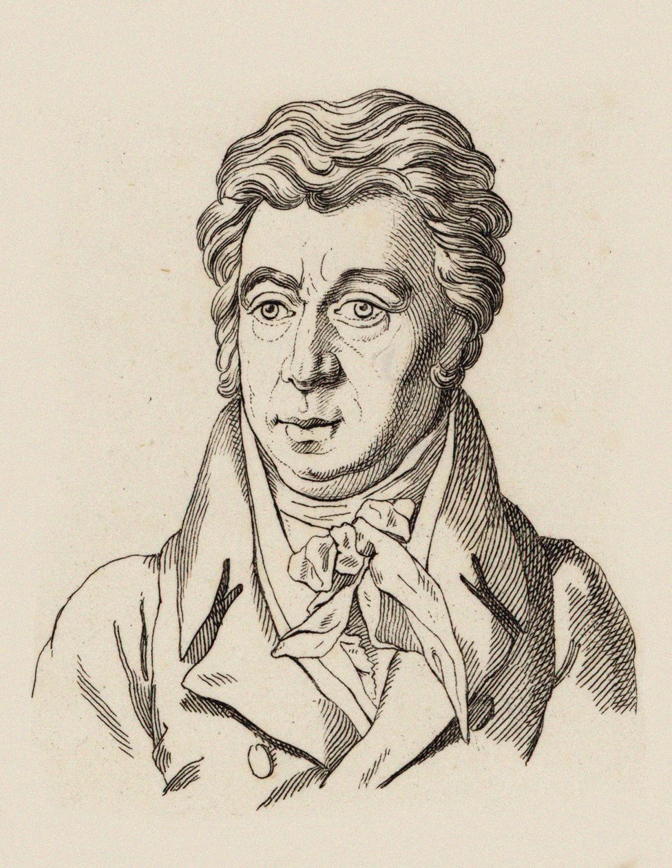 Portrett av komponisten Peter von Winter 1754-1825, ca 1820. av Unbekannt