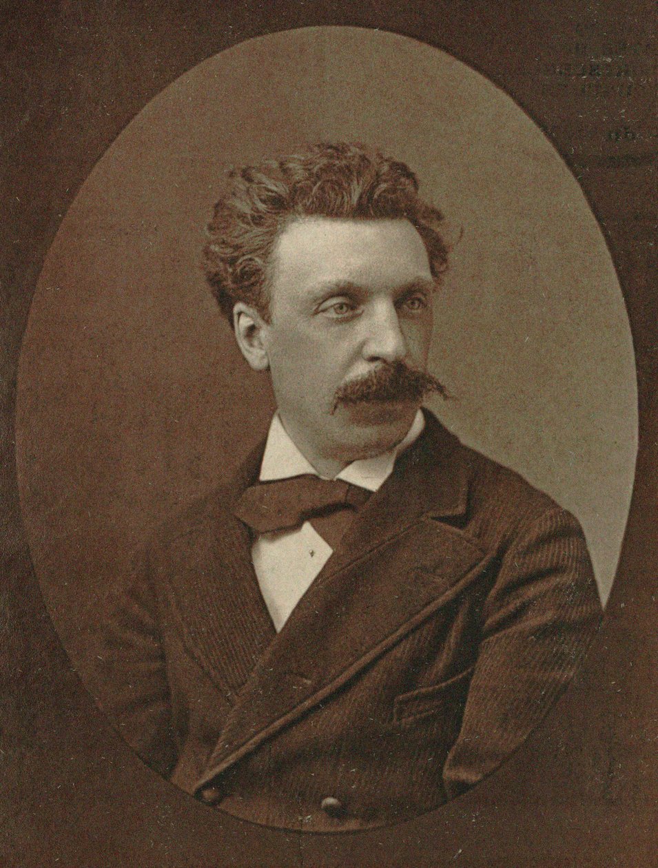 Portrett av komponisten Victorin de Joncières 1839-1903. av Unbekannt