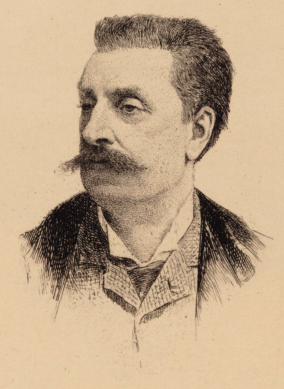 Portrett av komponisten Victorin de Joncières 1839-1903. av Unbekannt