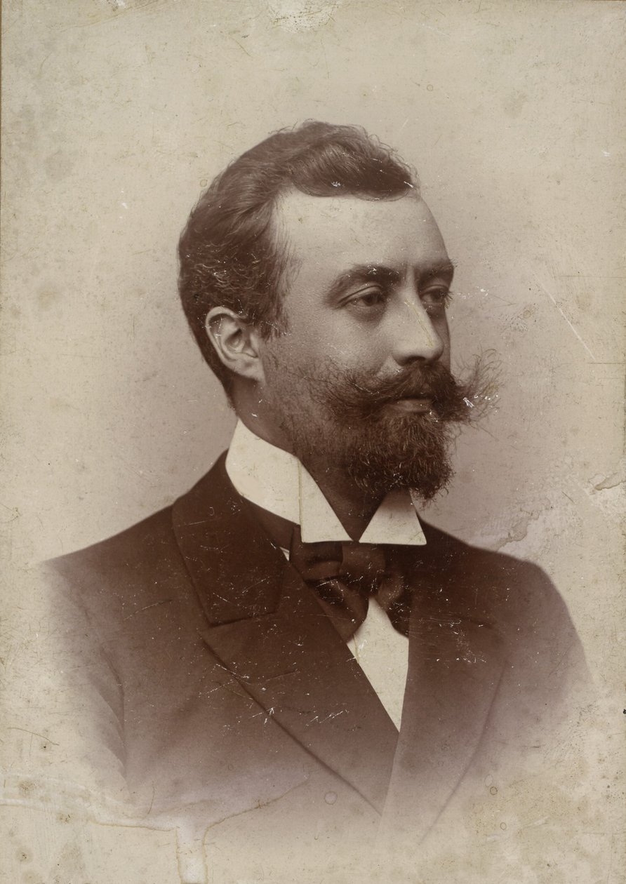 Portrett av komponisten og organisten Alfred Tofft 1865-1931, 1898. av Unbekannt