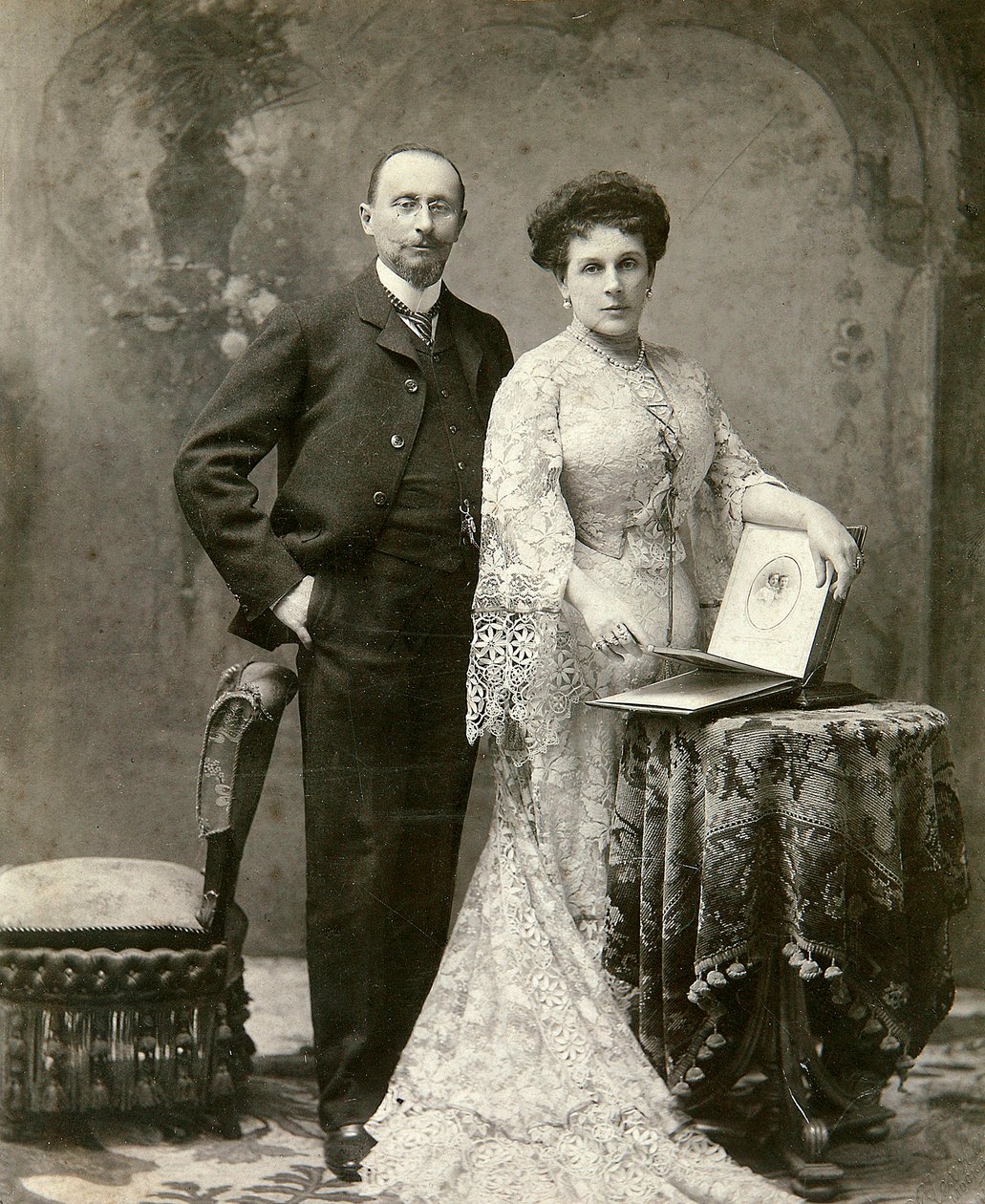Portrett av lederen av forsamlingen av Moskva-adelen Pyotr Basilevsky 1855-1920 av Unbekannt