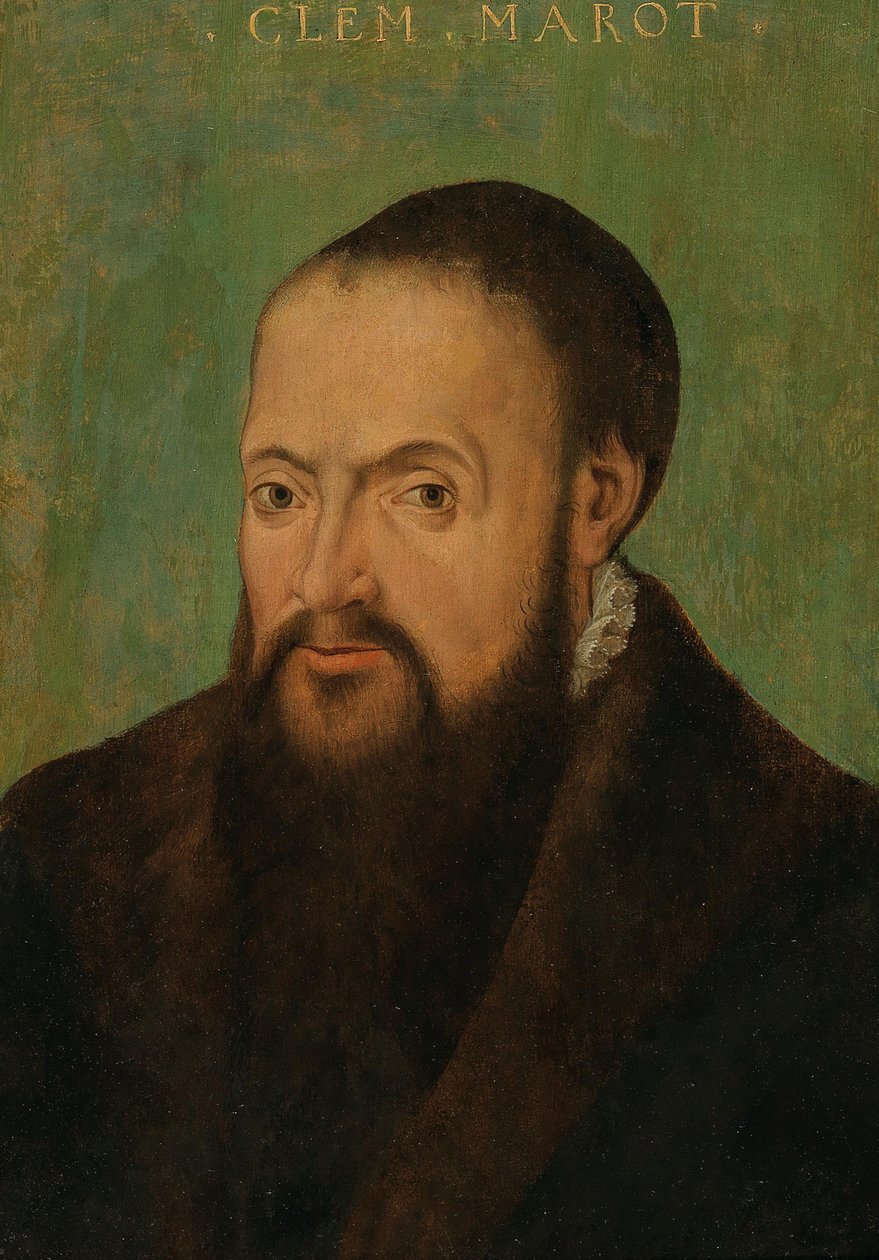 Portrett av poeten Clément Marot 1496-1544, første halvdel av 1500-tallet. av Unbekannt