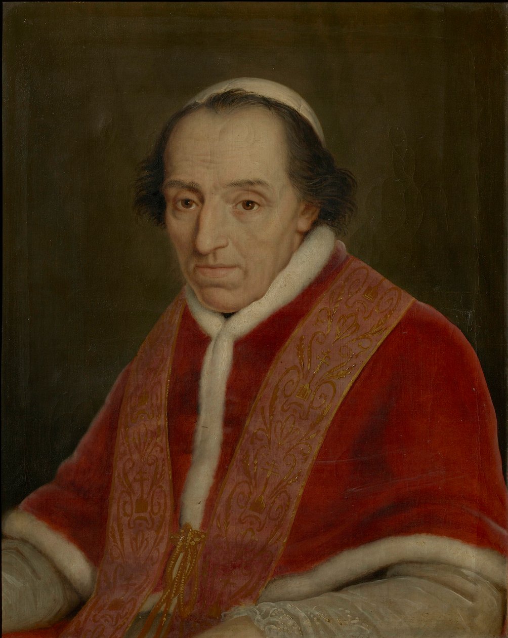 Portrett av pave Pius VII 1742-1823, 1810-årene. av Unbekannt