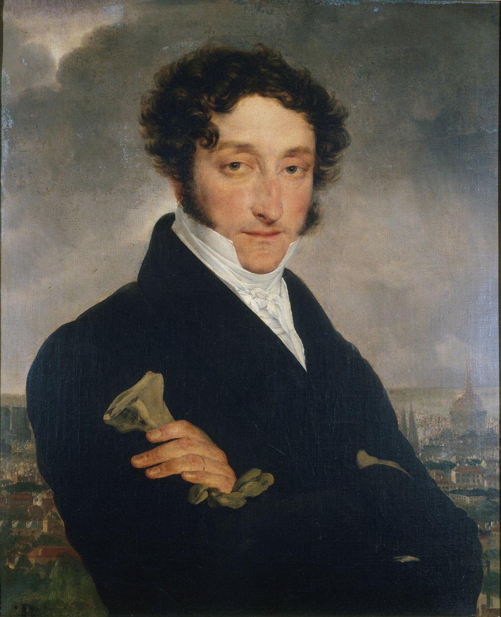 Portrett av forfatteren Charles Nodier 1780-1877, ca. 1830. av Unbekannt