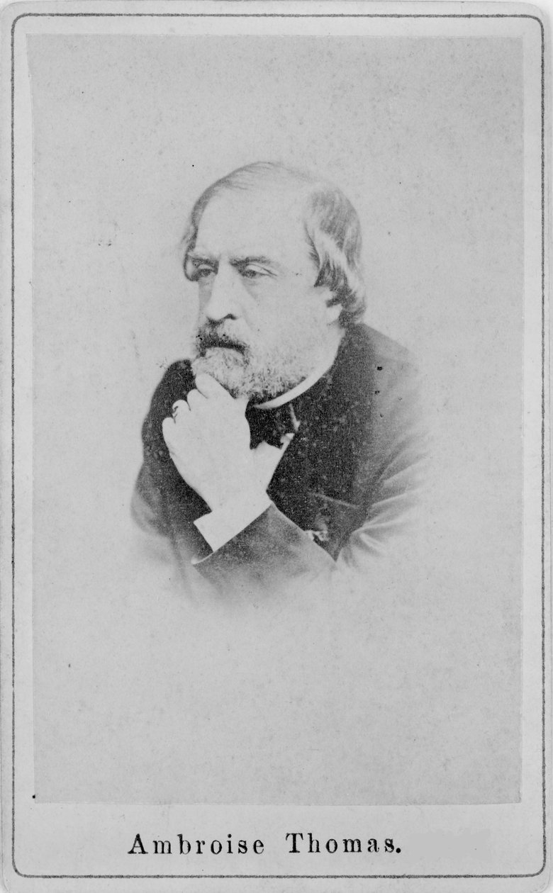 Portrett av komponisten Amboise Thomas 1811-1896, ca 1860-1870. av Unbekannt