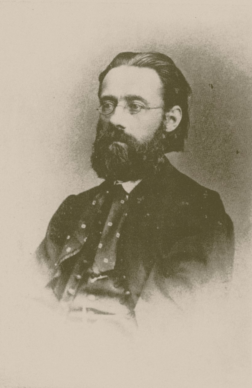 Portrett av komponisten Bedrich Smetana, 1866. av Unbekannt