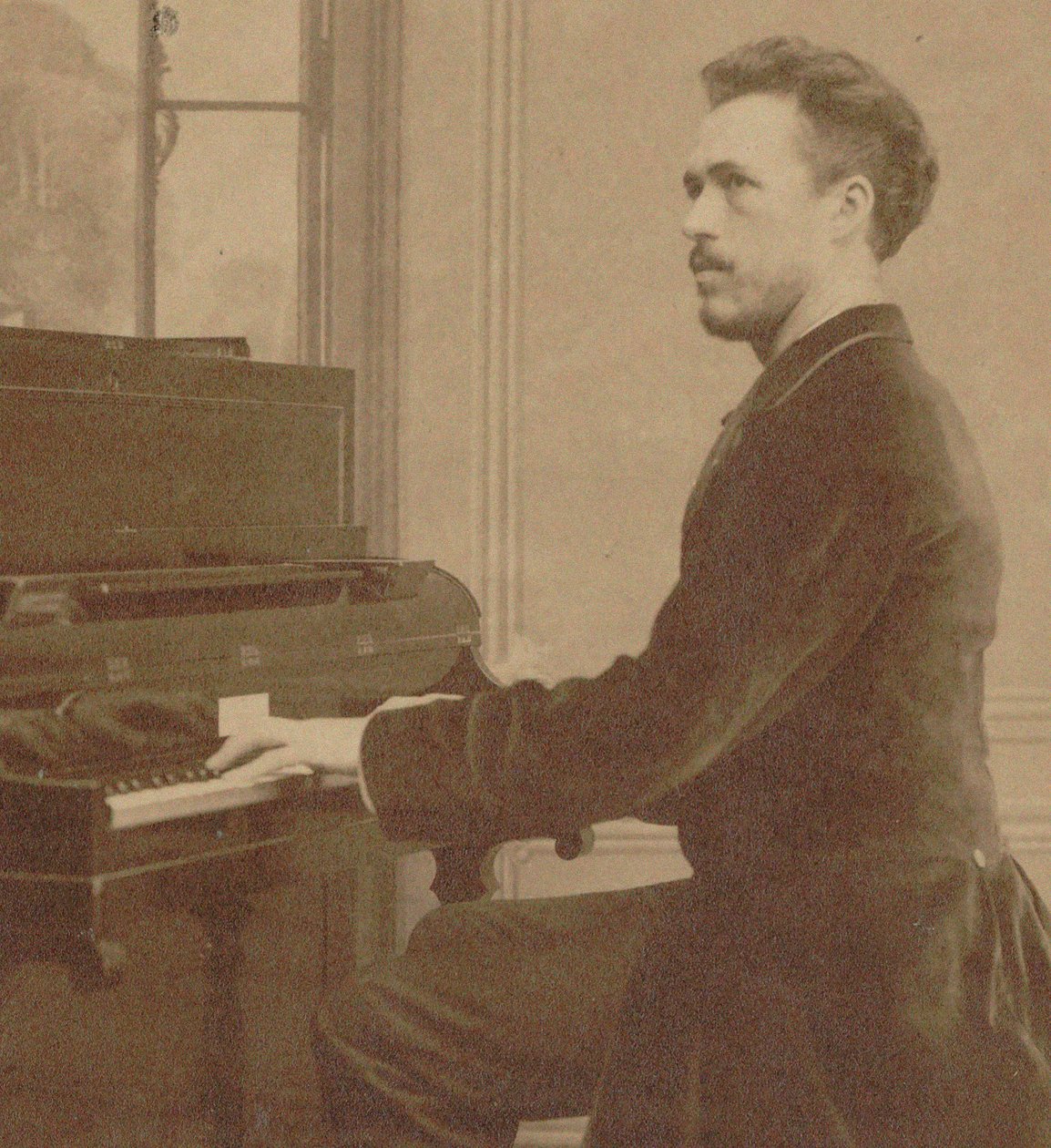 Portrett av komponisten Benjamin Godard 1849-1895, 1882. av Unbekannt