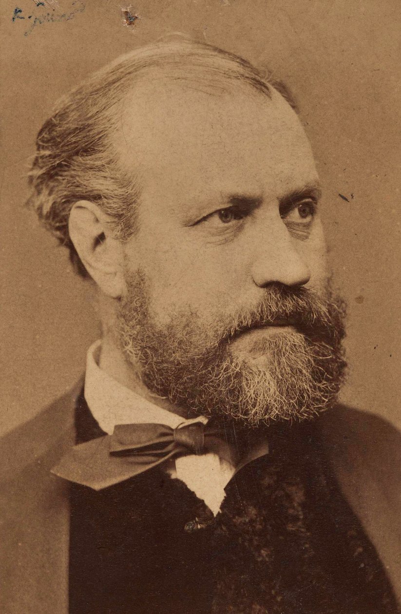 Portrett av komponisten Charles Gounod 1818-1893, ca. 1870. av Unbekannt