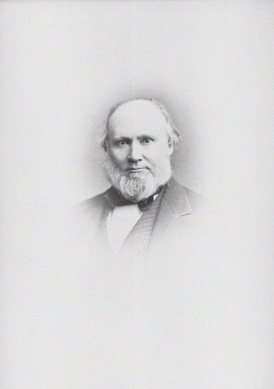 Portrett av komponisten Edward John Hopkins 1818-1901. av Unbekannt
