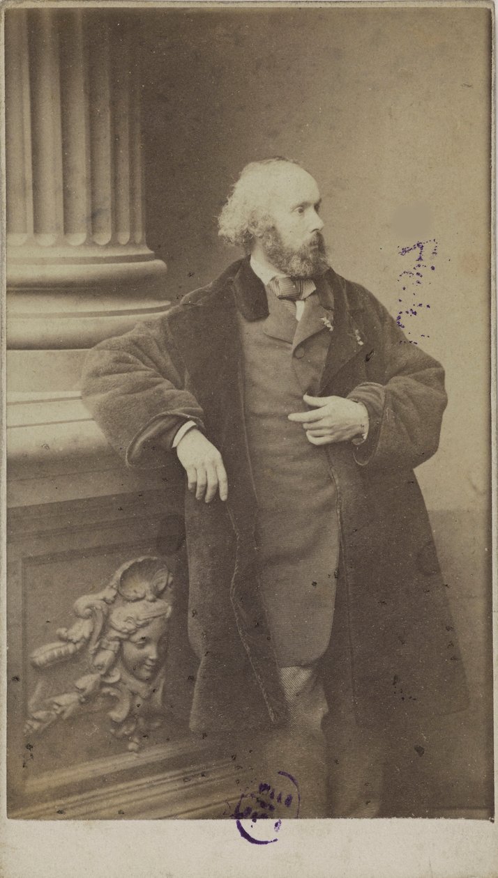 Portrett av komponisten Félicien David 1810-1876, 1861. av Unbekannt