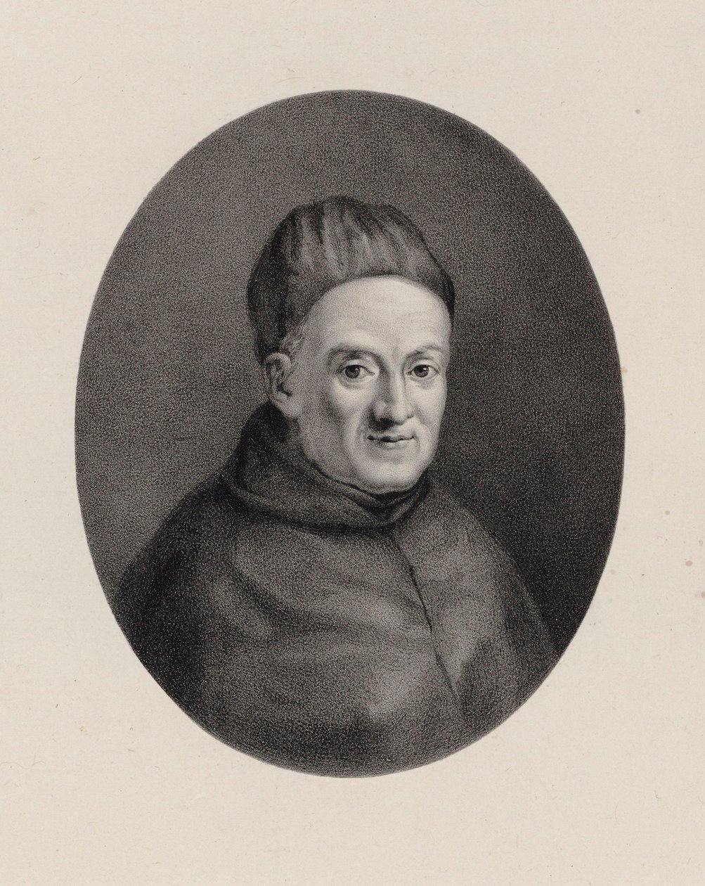 Portrett av komponisten Giovanni Battista Martini 1706-1784. av Unbekannt