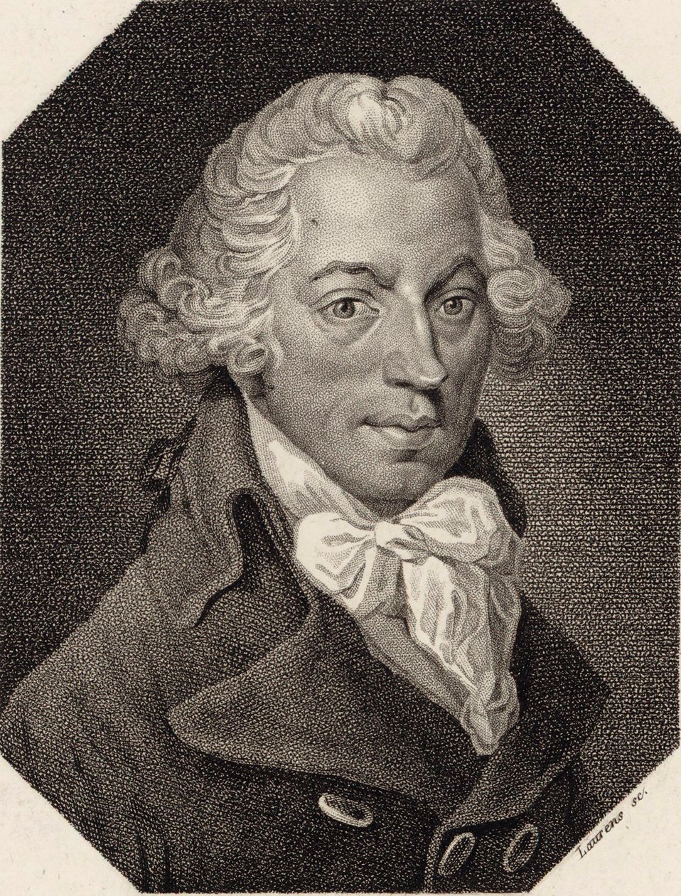 Portrait of the composer Ignace Pleyel 1757-1831.    1200786   no       norwegian Successfully Translated  Original: Plymouth: Royal Naval Barracks (colour litho) Translat: Plymouth: Royal Naval Barracks (colour litho) 1326392 no norwegian Successfully Tra av Unbekannt