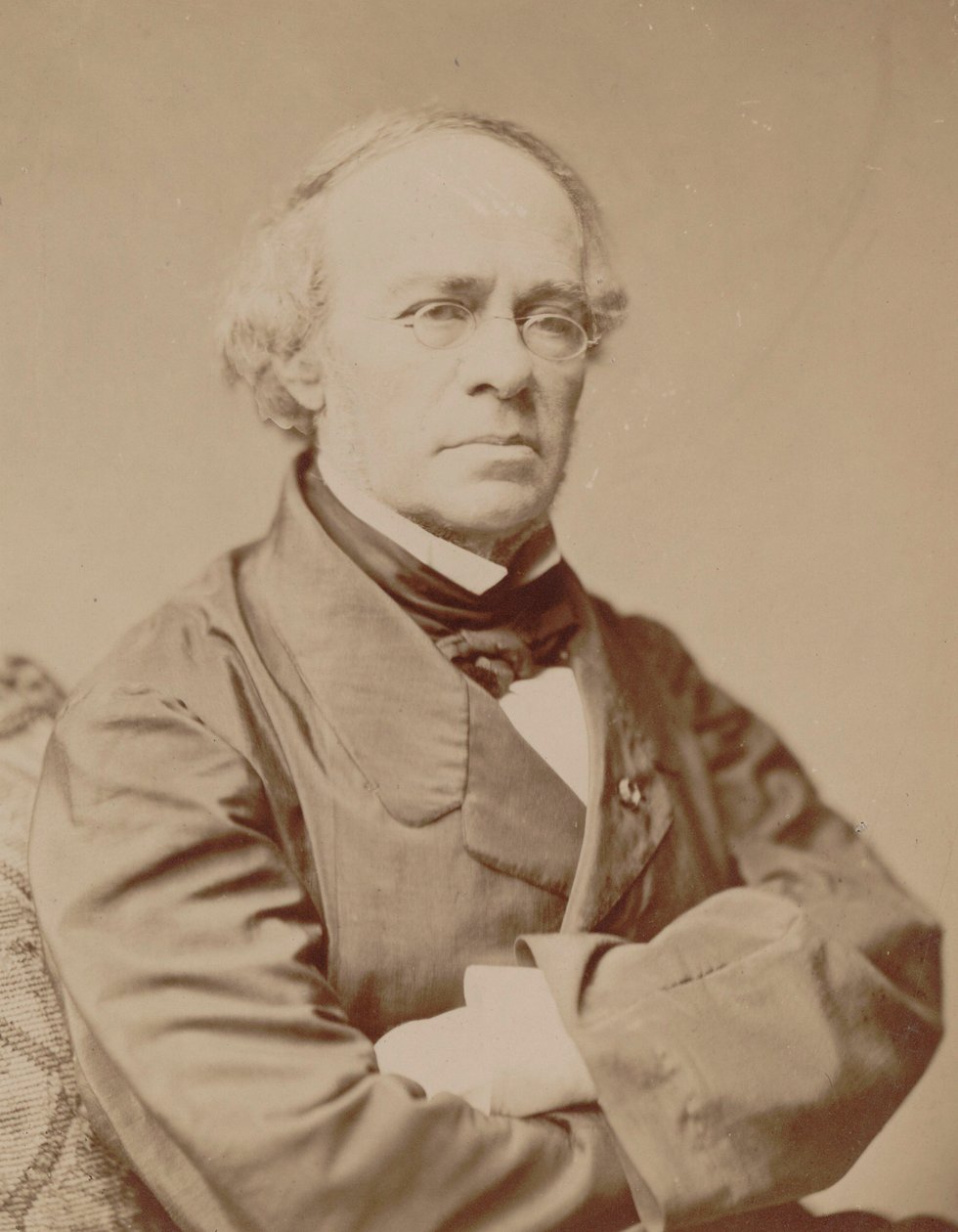 Portrett av komponisten Jacques Fromental Halévy 1799-1862. av Unbekannt