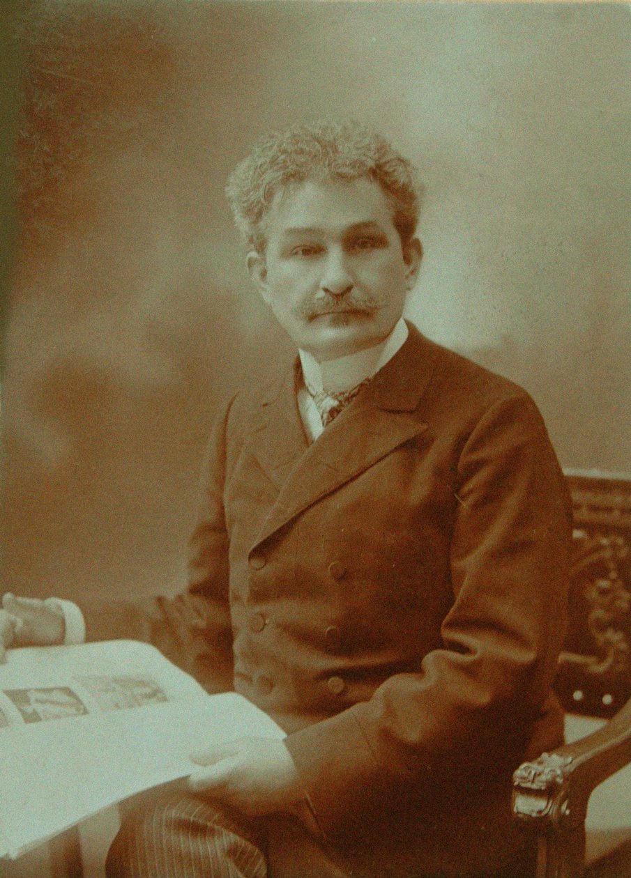 Portrett av komponisten Leos Janacek 1854-1928, 1904. av Unbekannt