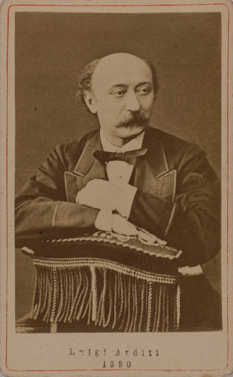 Portrett av komponisten Luigi Arditi 1822-1903, 1880. av Unbekannt