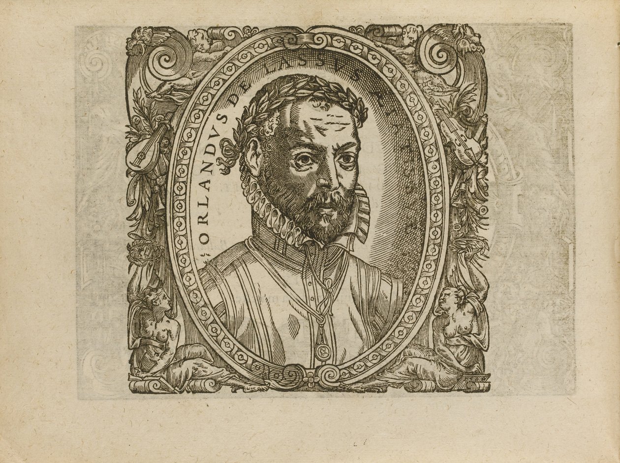 Portrett av komponisten Roland de Lassus 1532-1594, 1560 av Unbekannt