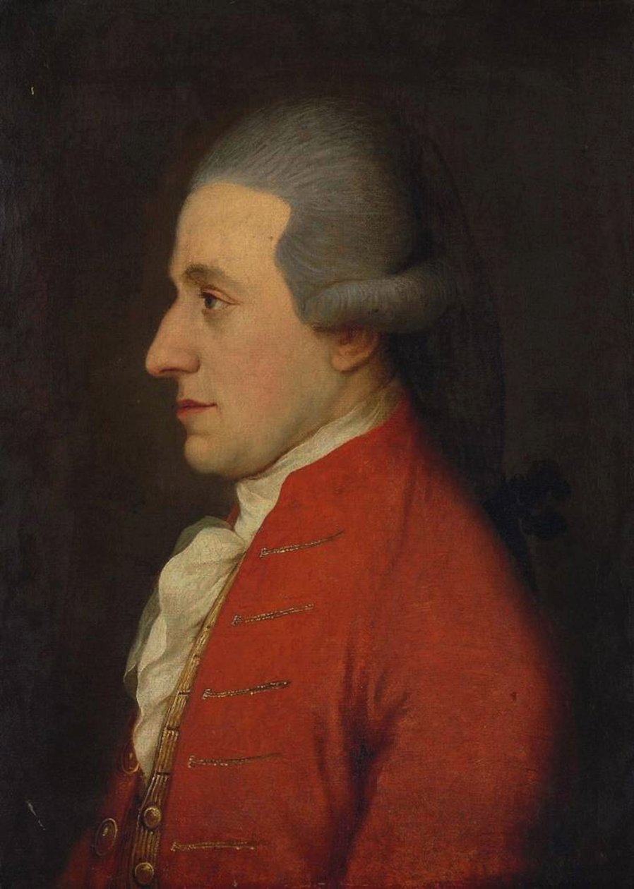 Portrett av komponisten Wolfgang Amadeus Mozart Hagenauer Mozart, 1780-tallet av Unbekannt