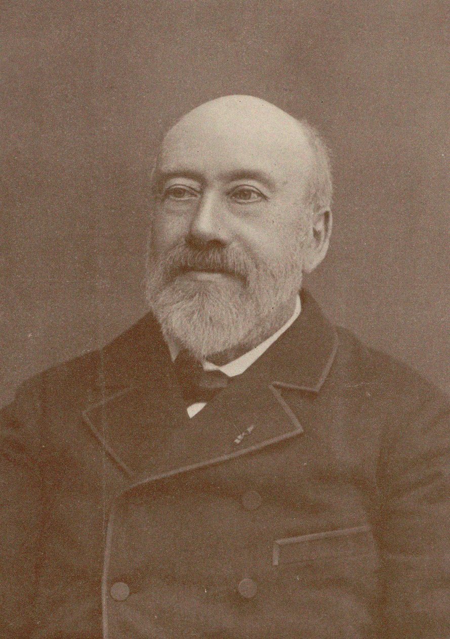 Portrett av komponisten og chansonnieren Gustave Nadaud 1820-1893, 1880. av Unbekannt
