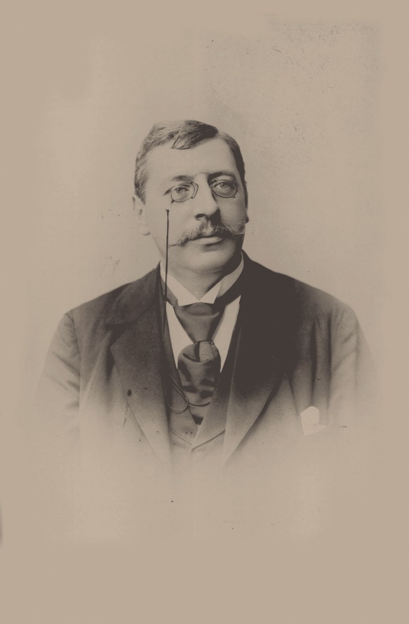 Portrett av dirigenten og komponisten Felix Mottl 1856-1911. av Unbekannt
