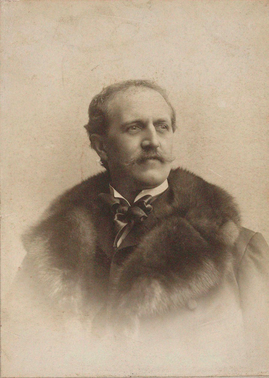 Portrett av dirigenten og komponisten Hans Winderstein 1856-1925, ca. 1900. av Unbekannt