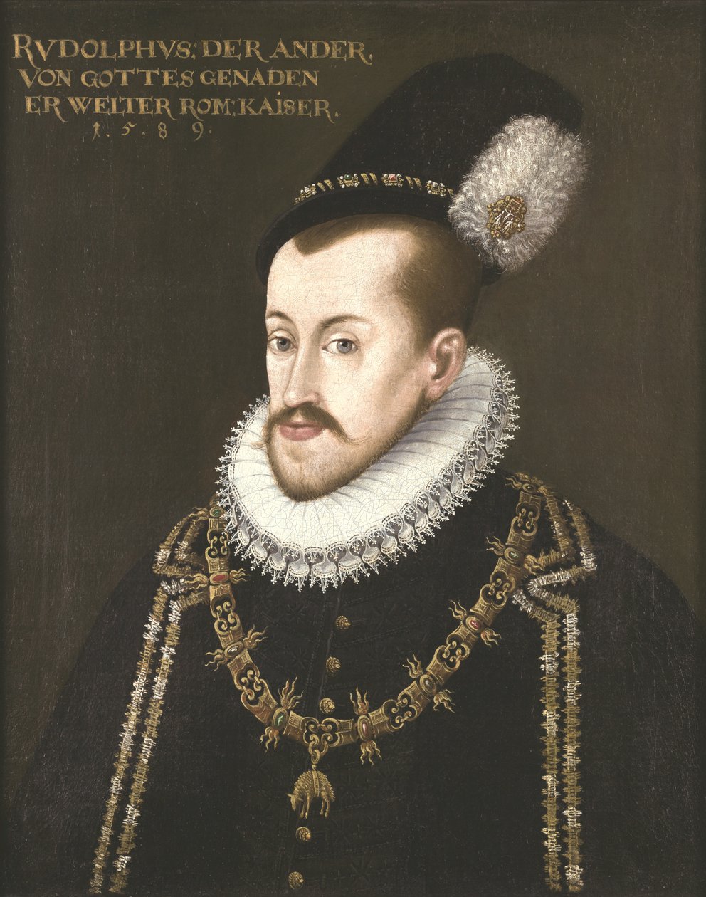 Portrett av keiseren Rudolf II av Unbekannt