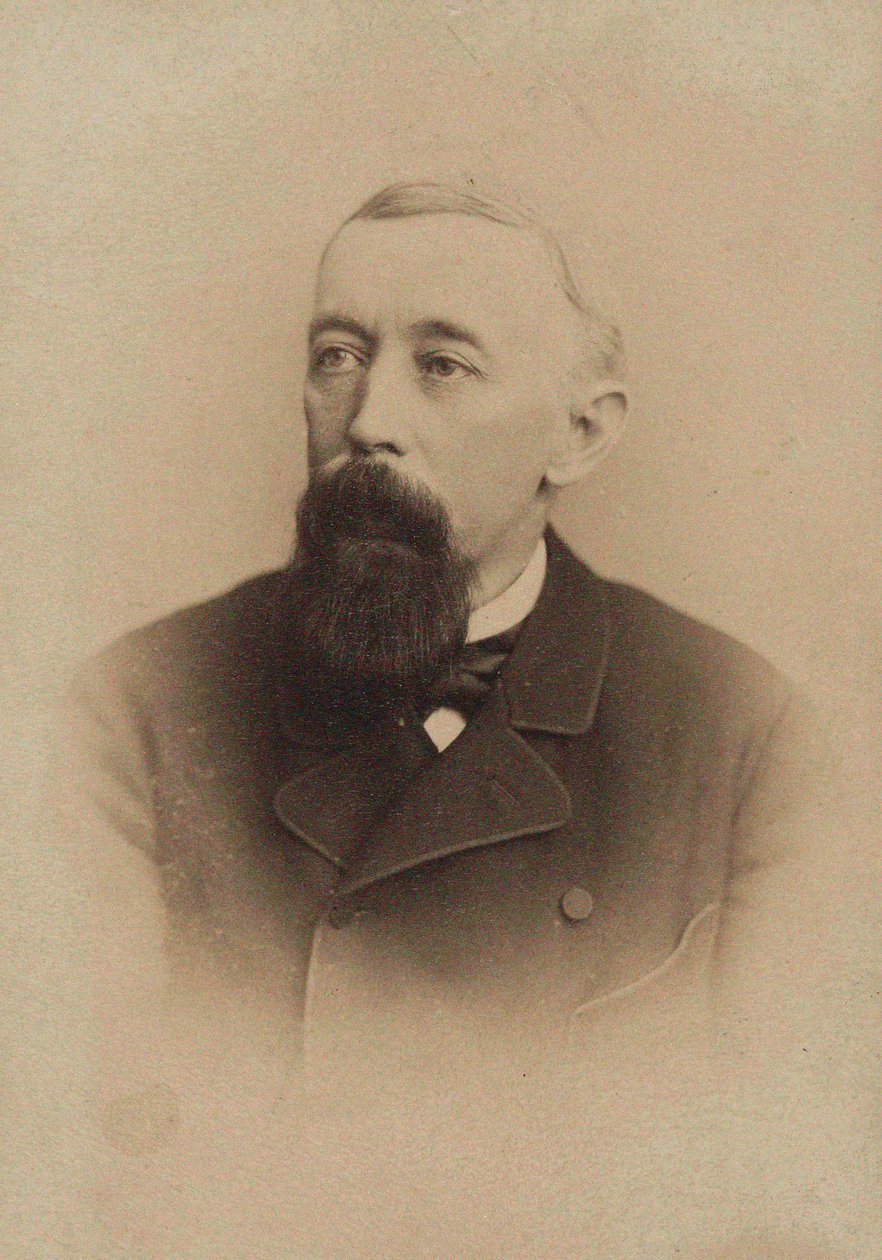 Portrett av librettisten og komponisten Franz Friedrich Richard Genée 1823-1895, ca. 1880. av Unbekannt