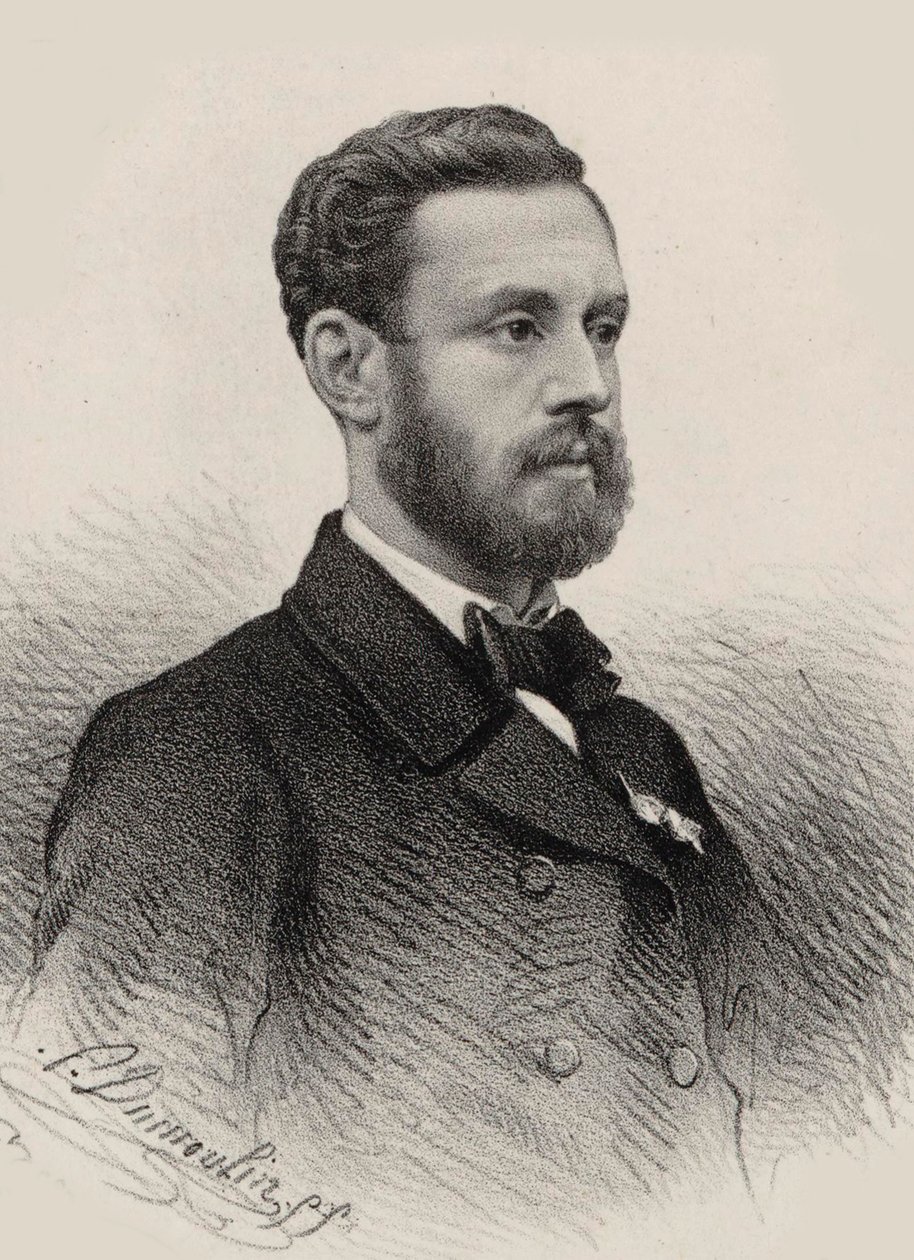 Portrett av organisten og komponisten Louis James Alfred Lefébure-Wely 1817-1869, 1855. av Unbekannt