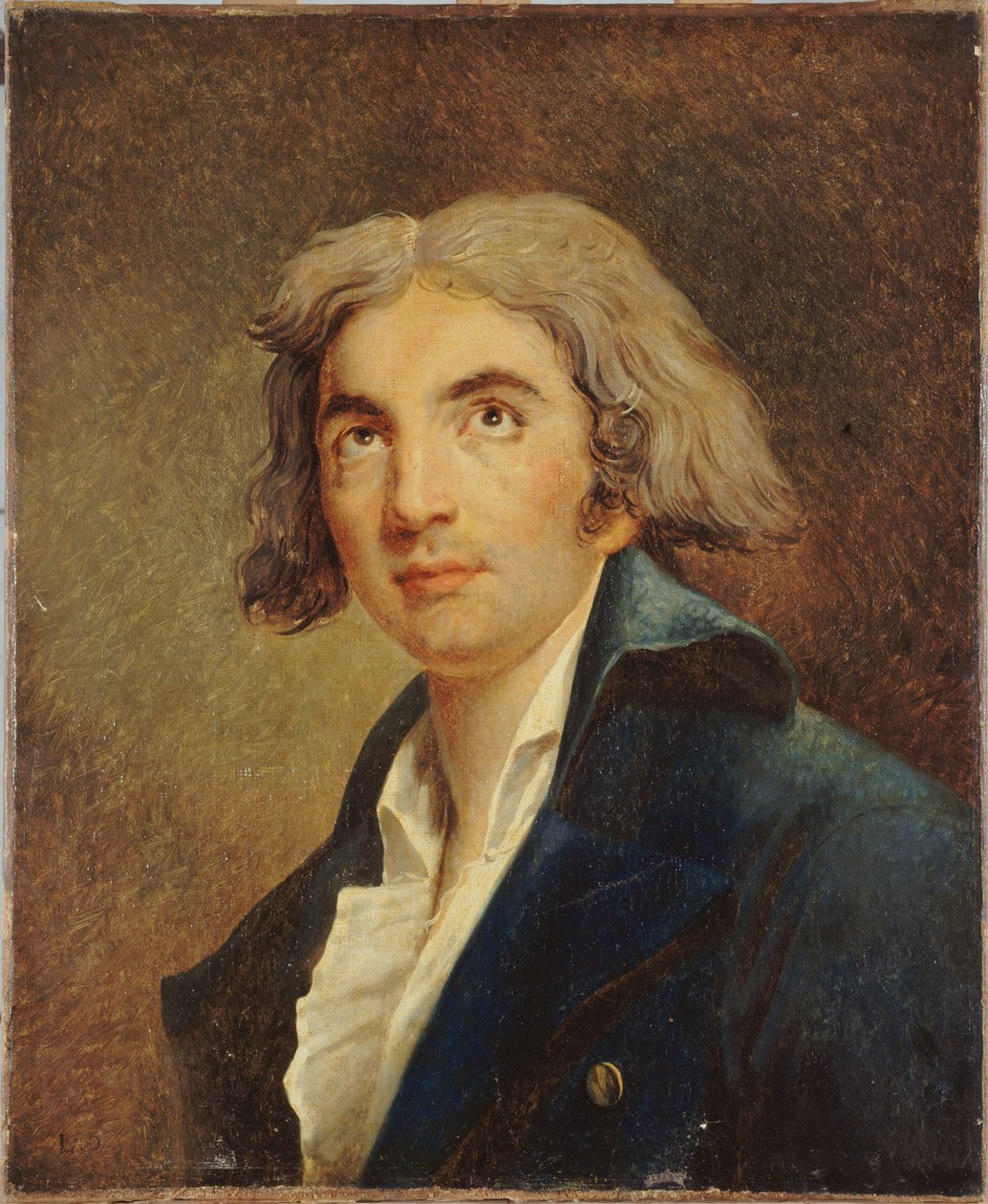 Portrett av poeten André Chénier 1762-1794, ca. 1795. av Unbekannt