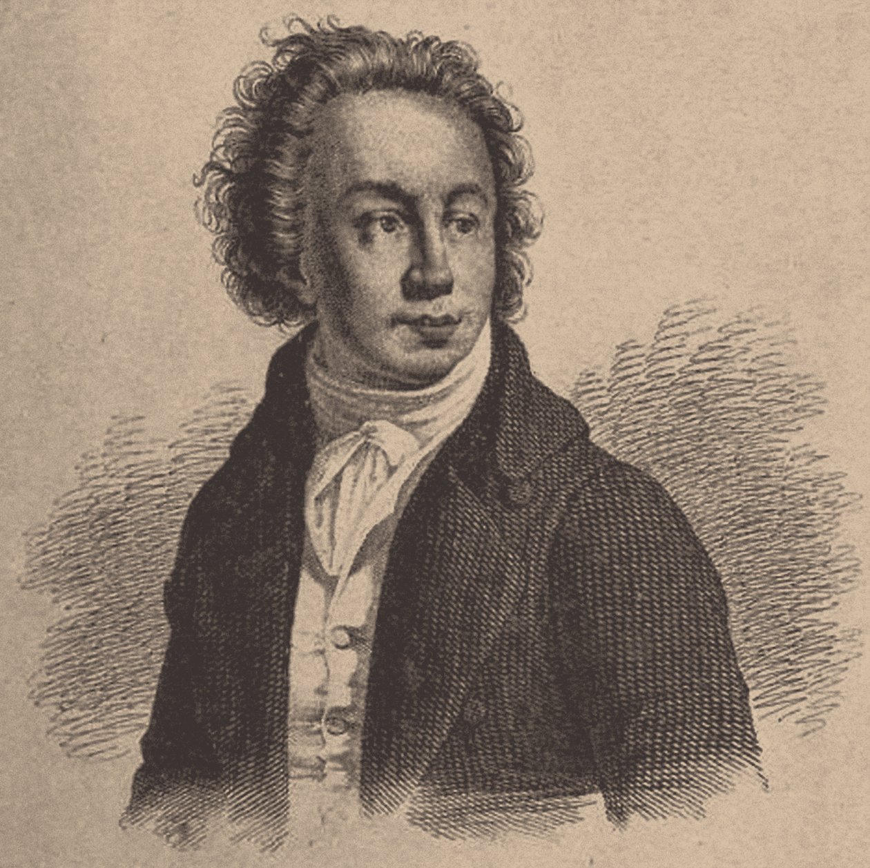 Portrett av poeten Ivan S. Barkov 1732-1768, 1800-tallet av Unbekannt