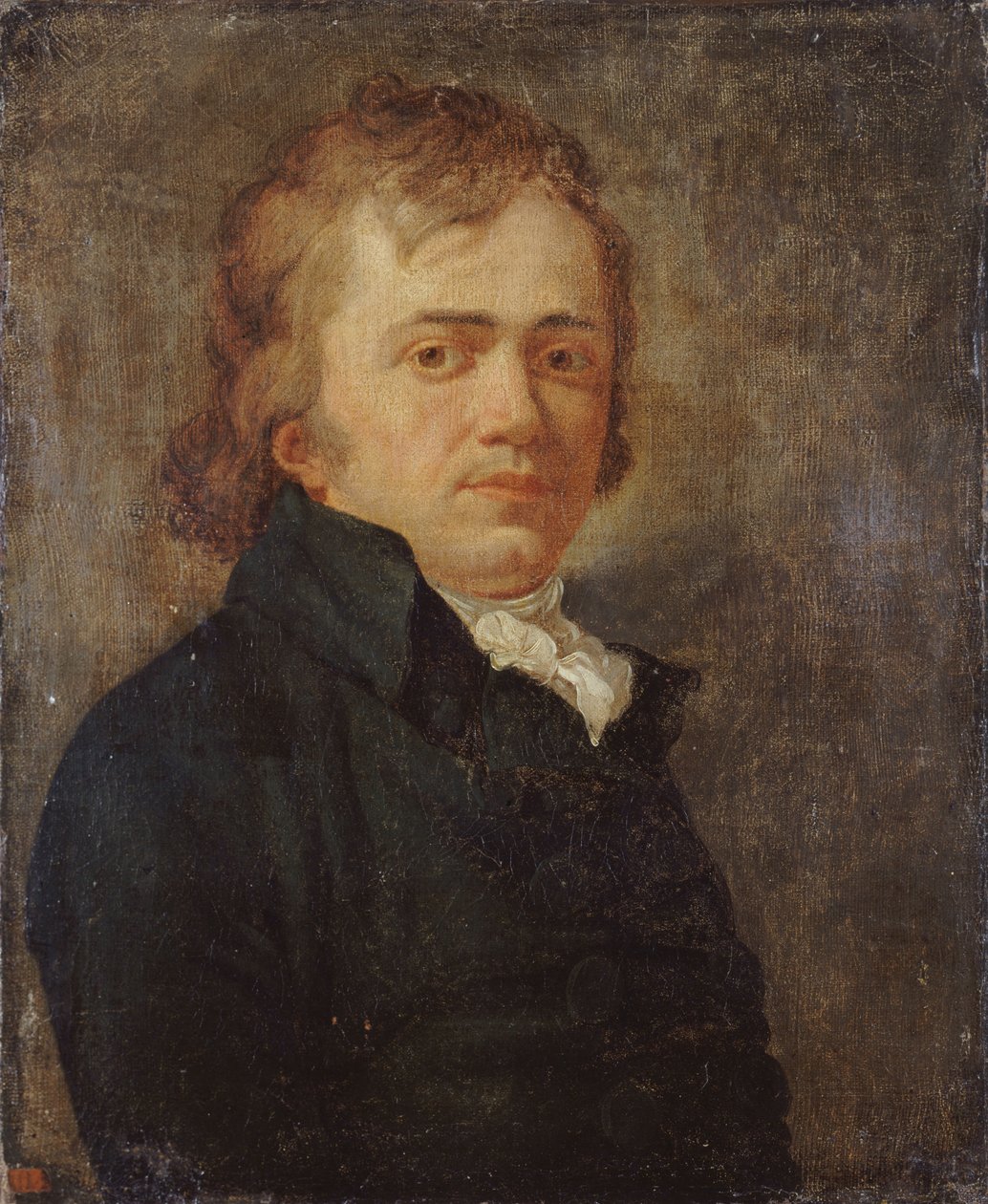 Portrett av poeten og dramatikeren Marie-Joseph Chénier 1764-1811, 1795. av Unbekannt