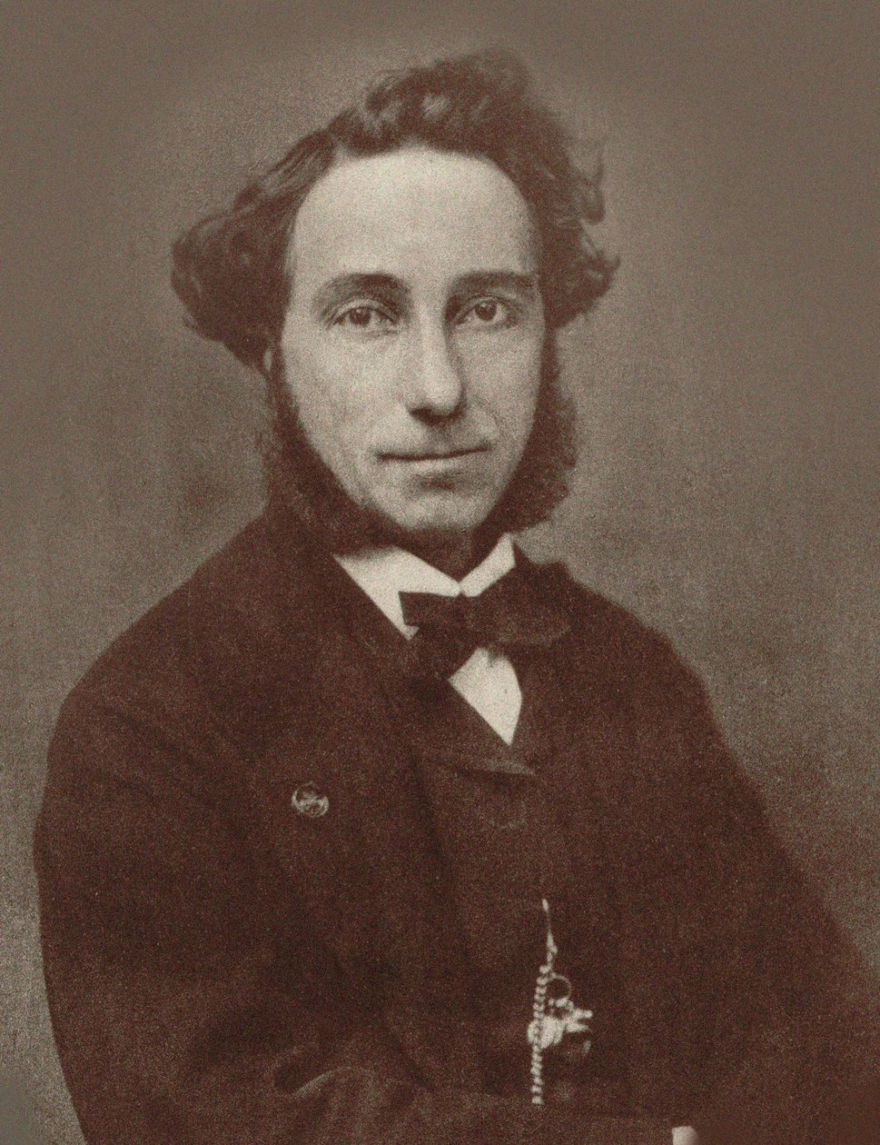 Portrett av fiolinisten og komponisten Camillo Sivori 1815-1894, ca 1865. av Unbekannt
