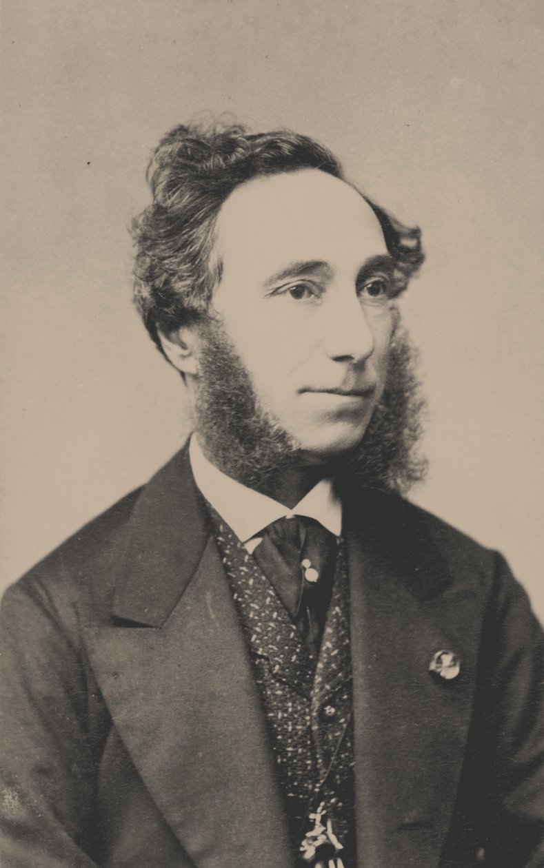 Portrett av fiolinisten og komponisten Camillo Sivori 1815-1894, ca 1865. av Unbekannt