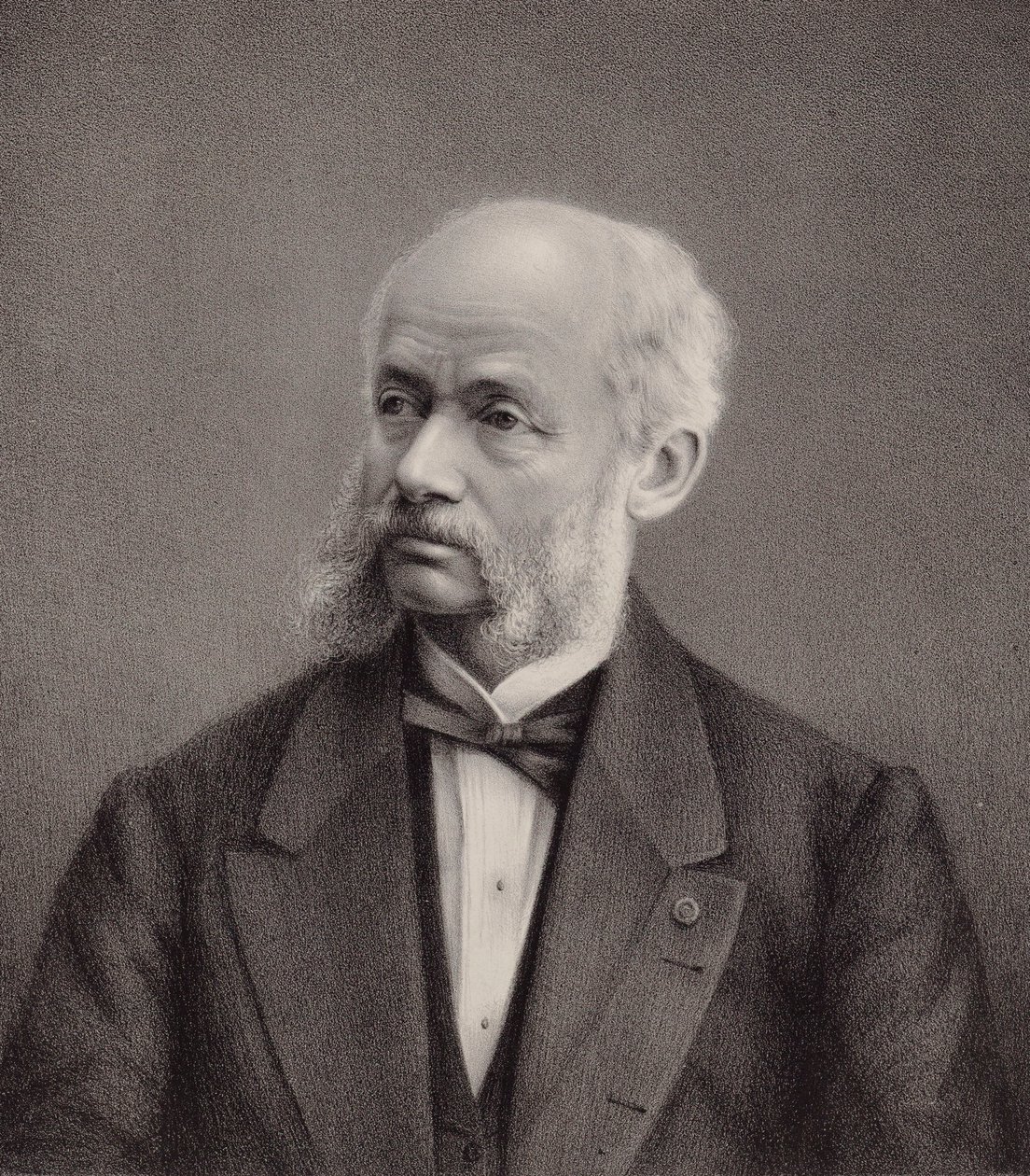 Portrett av fiolinisten og komponisten Henri Vieuxtemps 1820-1881, 1895. av Unbekannt