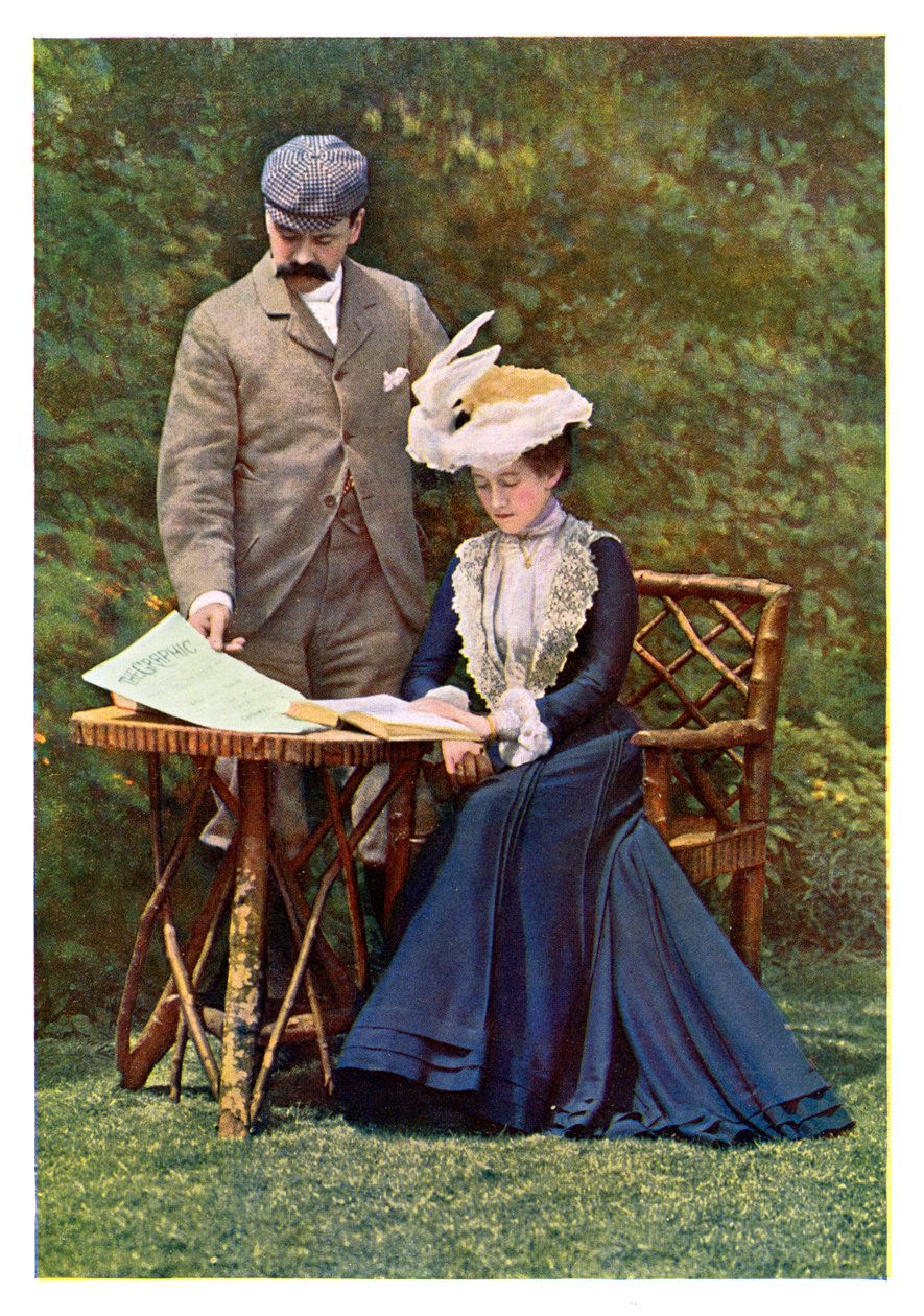 Portrett i tre farger, 1901 av Unbekannt
